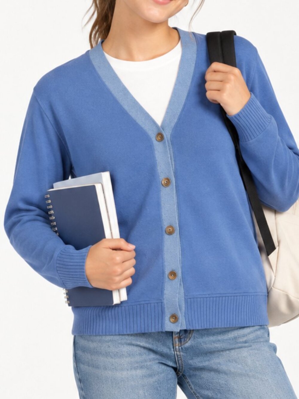 Maurices Womens Blue Button Up Cardigan, Size XL
